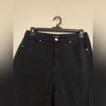 Boohoo EUC  Blue Black Straight Leg Ripped Jeans size 8 Photo 2