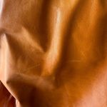 Vtg Women’s Moto 60’s 70’s Fitted Rustic Burnt Orange Leather Jacket Coat Size M Photo 4