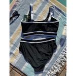 NWT, BMJL, Women, Bikini Set, Black and White, Sz M Size M Photo 6