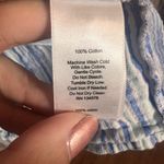 Vineyard Vines  Shirt Dress Seastitch Double Gauze Blue White Stripe Size Medium Photo 12