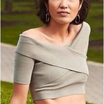 EXPRESS  Sweater Crop Top Knit Photo 4