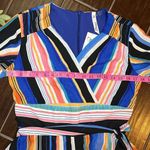 Ny Collection  Petite Striped Fit & Flare Dress Sz PM Photo 10