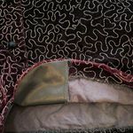 Maggie McNaughton Vintage Velvet Maroon With Gold Embroidery Button Up Blazer, size 24W Photo 4