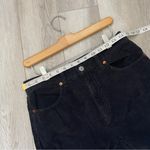 RE/DONE Corduroy Jeans high rise straight leg womens Black (size 28) stove pipe Photo 4