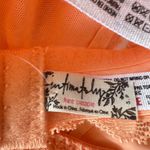 Free People Intimately Lace Galloon Halter Bralette Light Orange Boho Feminine S Photo 7