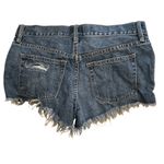 We The Free Blue Distressed Jean Shorts Photo 4