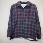 LL Bean Plaid Sherpa Fleece Lined Flannel Shirt Jacket Shacket MEDIUM PETITE Size undefined Photo 1