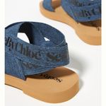 See By Chloe Women’s Tessie Denim Sandals Navy Photo 1