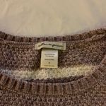 Cotton Emporium Lilac and White Sweater (Size Small) Photo 4