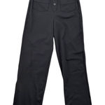 Halara  Black High Waist Wide Leg Button Fly Pants Size S Tall Photo 0