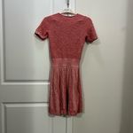 Shoshanna Pink Heath Knit Jacquard Mini Dress Size Medium $418 Photo 6