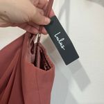 Lulus  Lovely Rusty Rose Bridesmaid Maxi Dress Large NWT Formal Wedding Gown Photo 5