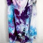 Lucky Brand Small Dress Fairy Tale Tie Dye Handmade Off Shoulder Purple Blue 388 Photo 3