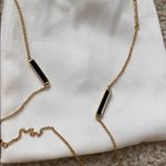 Kate Spade NWT bangle and necklace set blk/gld Photo 3