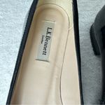 LK Bennett NWOB  London Black Patent Leather Velvet Pointed Toe Loafers Photo 4