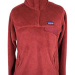 Patagonia  Re-Tool Snap-T Fleece Pullover Polartec Thermal Red Women’s M Photo 0