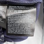 Divided H&M Top Navy Floral Scoop Neck Ribbed Long Sleeve Cropped Coquette 90s Med New Photo 2