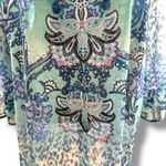 Chico's Chico’s Size 4 (XXL) Blue Embellished Pullover Tunic - Swim Cover up - Vacation Photo 3