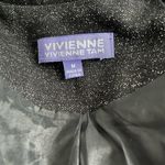 Vivienne Tam  Ladies Black Shimmery Glitter Cropped Blazer Size Medium Photo 4