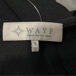 WAYF  Where Are You From? Black Short Sleeve Shift Dress Size Small Photo 4