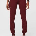 FIGS Zamora Jogger Scrub Pants in Burgundy S Photo 0
