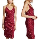 Splendid x 125 Vogue Red V-Neck Chemise Sleep Dress Women's Size Small Photo 1
