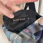 Black Halo Bryson sheath dress geometric abstract artsy print wedding size 0 Photo 2