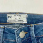 Free People NWT  Women’s Raw Hem Cropped Jeans Blue Size 25 Photo 9