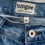Umgee Jeans Company jeans boyfriend style distressed patches accents Sz 26 NWT Photo 6