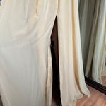 Azazie Gold Lianne Custom Size Dress Photo 2