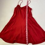 Victoria's Secret Victoria’s Secret Red Satin Slip Dress Women’s Size Small Spaghetti Strap Mini Photo 4