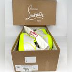 Christian Louboutin Fun Vieira Orlato Fluo Neon Logo Fashion Sneakers EU 36 Photo 2