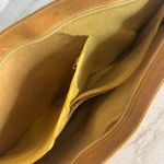 Valerie Leather Clutch Bag Womens Large Tan Multicolor Jaguar Jungle Embossed Photo 13