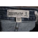 Abercrombie & Fitch Womens  Curve Love High Rise Super Skinny Ankle Jeans Size 27 Photo 2