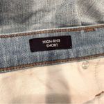 J.Crew High Rise Button Fly Frayed Denim Short Womens 30 Light Wash Boho Hippie Photo 5