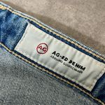 AG Adriano Goldschmied AG Isabelle High Rise Straight Crop Fray Double Hem Jean size 28X27 Photo 6