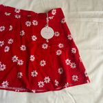 Wild Honey ୨୧ ･ﾟ✧  Red Flower Pattern Skirt NWT Photo 2