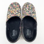 Sanita Womens Clogs 40 Floral Cottagecore Vegan Work Scandi Whimsical Comfort Gray Size 9 Photo 1
