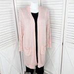 Torrid  Open Front Stich Detail Duster Cardigan Sweater Baby Pink 3X Photo 1