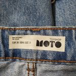 Topshop  Moto Distressed Blue Denim Skirt (10) Photo 5