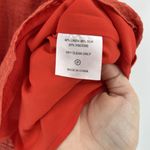 Marie Oliver Marie Oliver Merrit Linen Blend Ruffle Cap Sleeve Top V-Neck Blouse Size XXS Photo 9