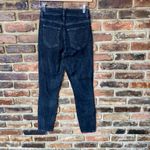 7 For All Mankind  Black Wash Denim High Waist Ankle Super Skinny Stud Jeans 24 Photo 4