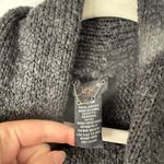 Dex Gray Knit Button Front Shawl Cardigan Sweater Medium M Lagen Artsy Boho Photo 3