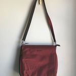 Esprit VINTAGE BLACK/MAROON REVERSIBLE  CROSSBODY SQUARE PURSE Photo 3