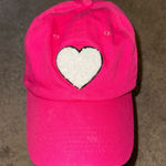 Do Everything In Love Pink Heart Hat Photo 0