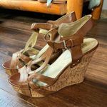 Guess  cork & tan wedge sandals Photo 0