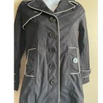 Joujou black military style flat collar jacket Black Size undefined Photo 1