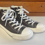 Sincerely Jules Vance Brown High Top Lace Up Sneakers Sz 8 Womans Photo 0