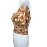 Aerie  Floral Smocked Square Neck Crop Top Size XS Photo 2