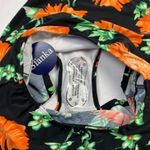 Sfanka Floral Print Skirted Bikini Bottom Black Size XL Photo 7